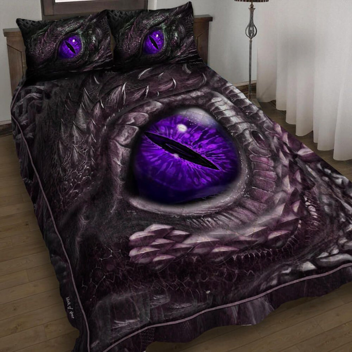 Purple Dragon Eye Bedding Set MH03159444