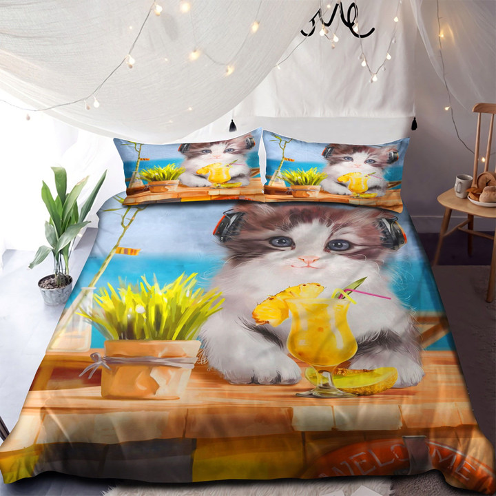 Cat Love Summer Bedding Set MH03159971