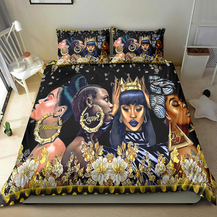 Beautiful Black Woman Dope Bedding Set MH03159380
