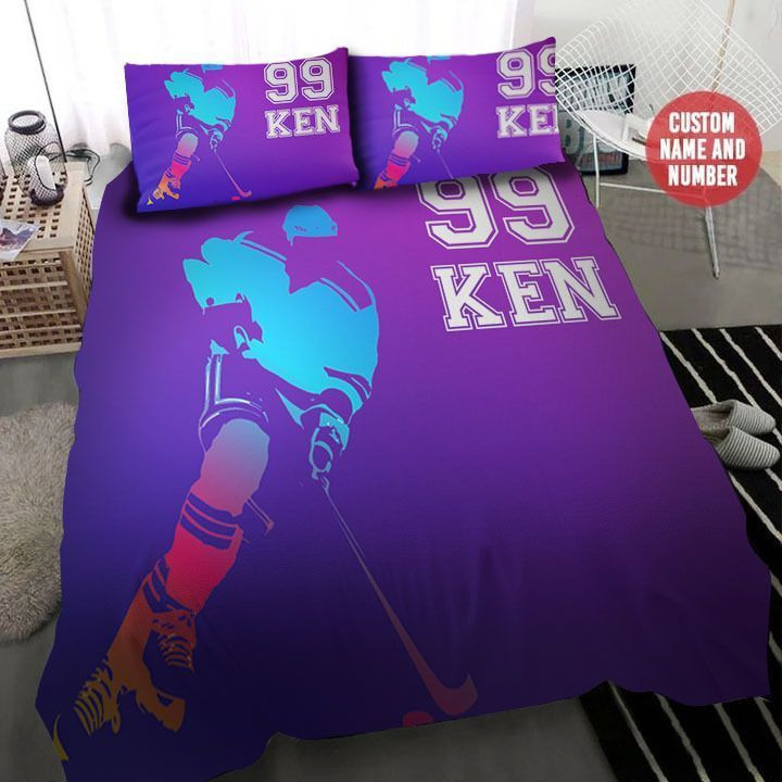 Hockey Personalized Bedding Set MH03159610