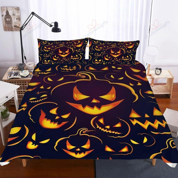 Halloween Pumpkin Light Ghost Multiple Bedding Set MH03159171
