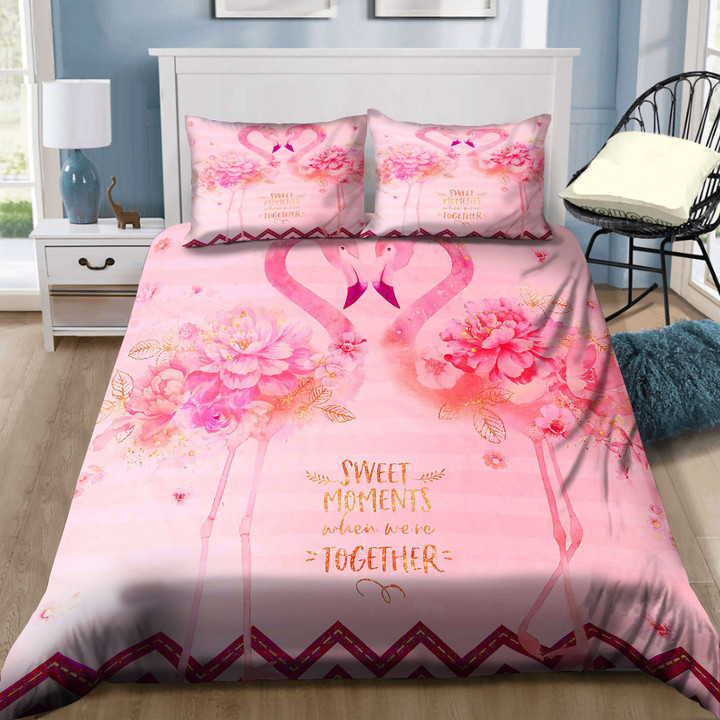 Sweet Moment Flamingo Bedding Set MH03159427