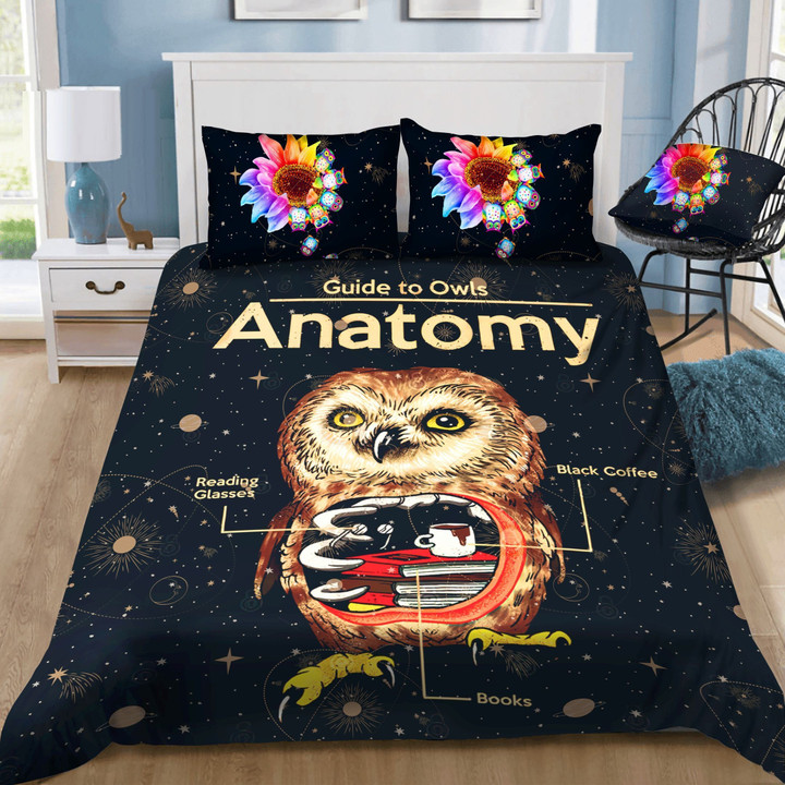Owl Anatomy Bedding Set MH03159911