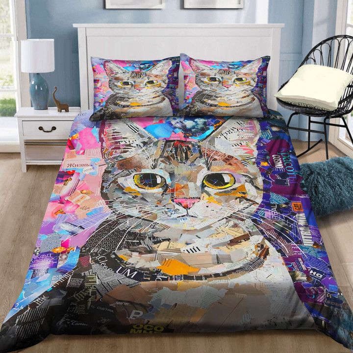 Cute Funny Cat Bedding Set MH03159988