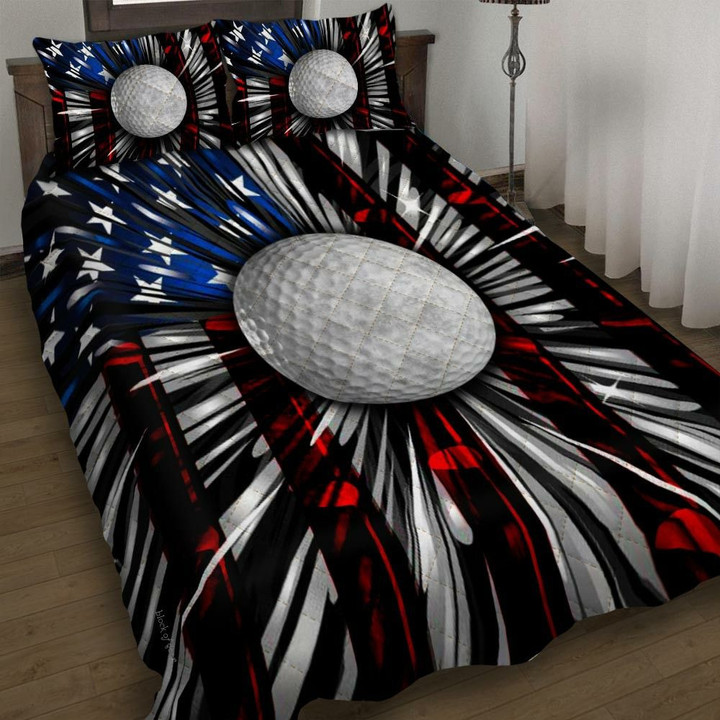 Golf American Flag Bedding Set MH03159625