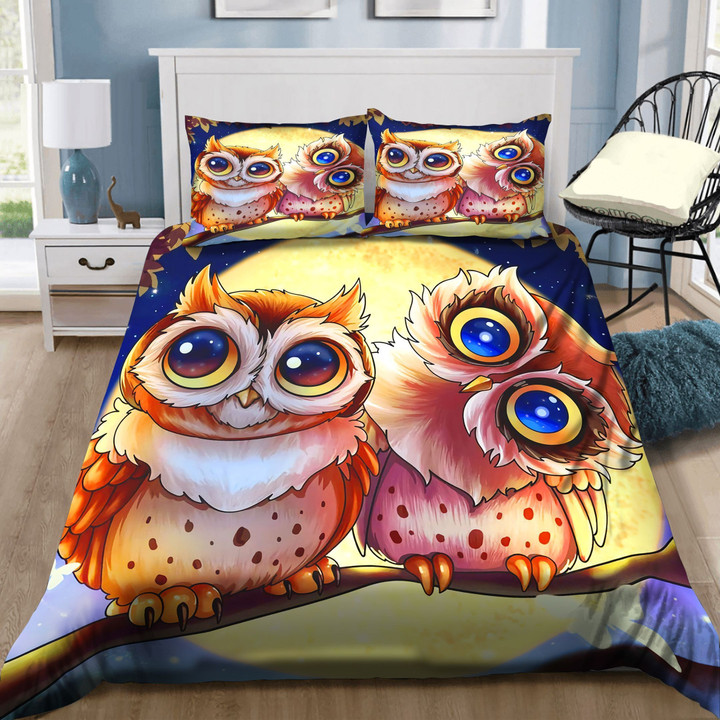 Two Cute Owls Bedding Set MH03159901