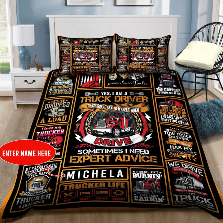 Trucker Personalized Bedding Set MH03162406