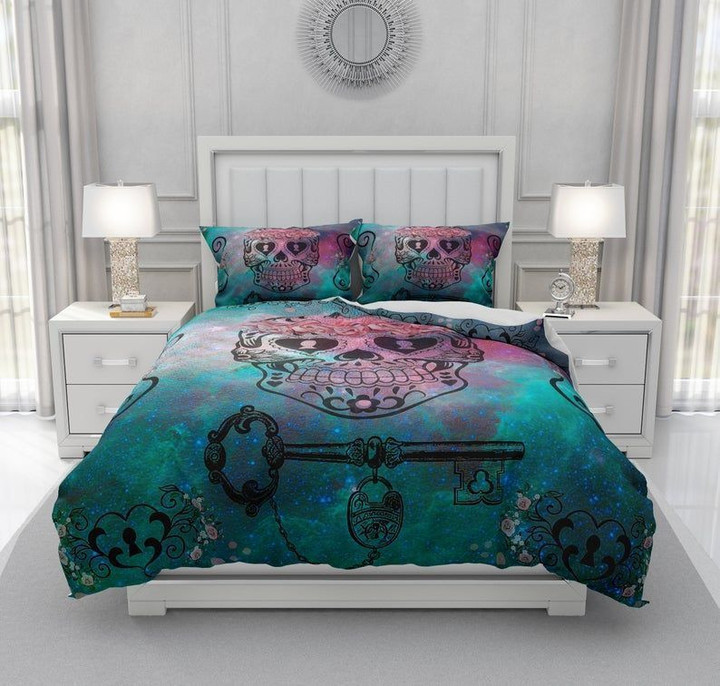Skull And Crows Bedding Set MH03162258