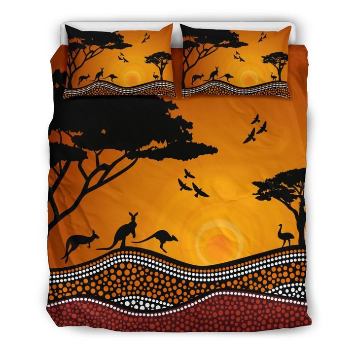 Australia Duvet Cover Set Australia Pattern Sunset Bedding Set MH03162507