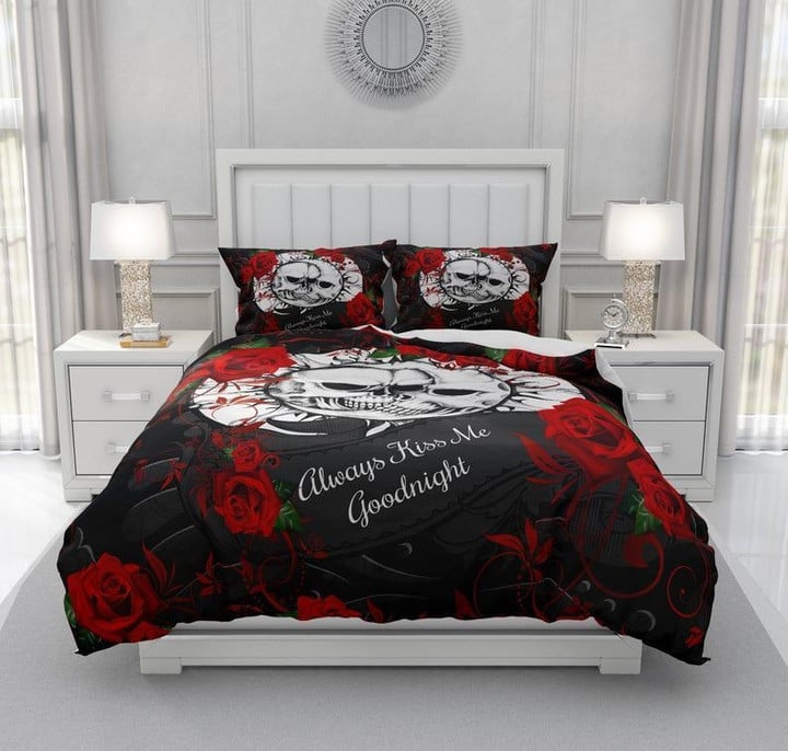 Skull And Crows Bedding Set MH03162259