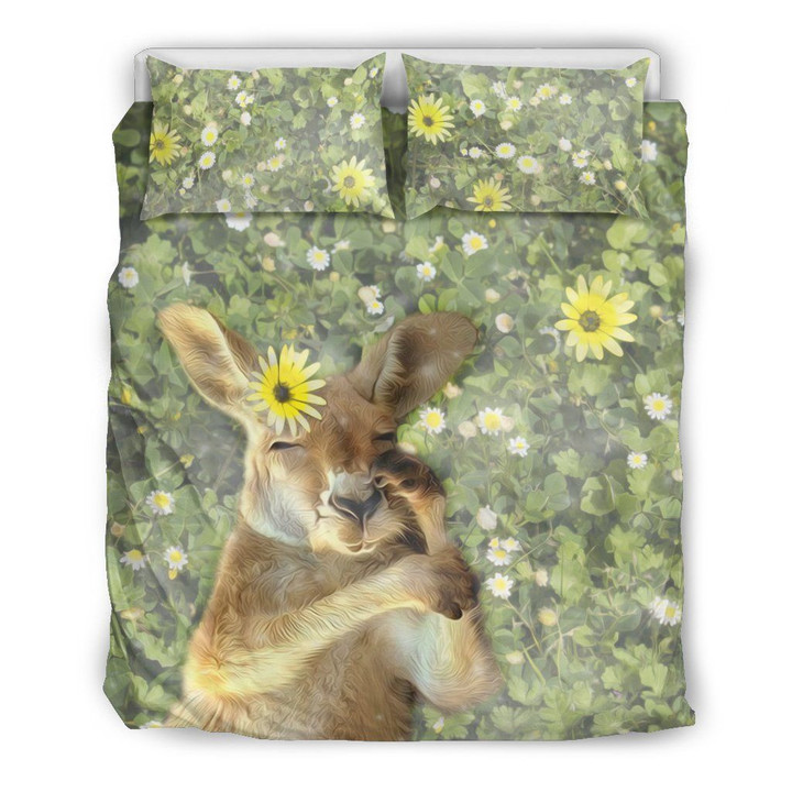 Australia Kangaroo Duvet Cover Set In The Field Bedding Set MH03162595
