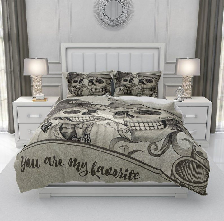 Skull And Crows Bedding Set MH03162262