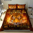 3D Do Not Mess With The Tiger In The Woods Cotton Bed Sheets Spread Comforter Duvet Bedding Sets BDN229384