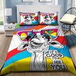 3D Giraffe Its Good To See You Cotton Bed Sheets Spread Comforter Duvet Bedding Sets BDN229384