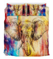 3D Custom Elephant Water Color Bedding Sets BDN266898