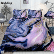 Purple Gold Luxury Marble Bedding Sets BDN266848