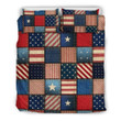 American Flag Patchwork Design Bedding Sets BDN268016