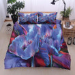 Blue Poppies On Red Bedding Sets BDN267887