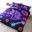 Purple Neon Unicorn Bedding Sets BDN267506