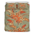 Vintage Orange Bohemian Floral Bedding Sets BDN268597
