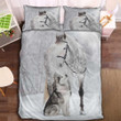 Wolf And Horse In The Winter Bedding Sets BDN269696