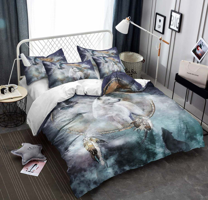 Wolf TL270870T Cotton Bed Sheets Spread Comforter Duvet Bedding Sets BDN229974