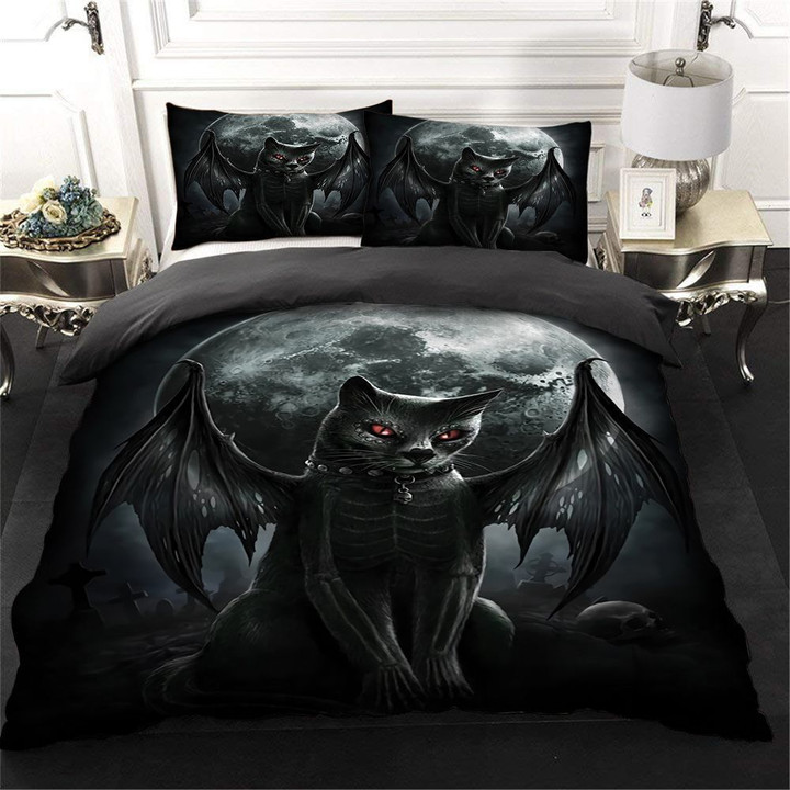 Black Cat Dracula Bedding Sets BDN248001
