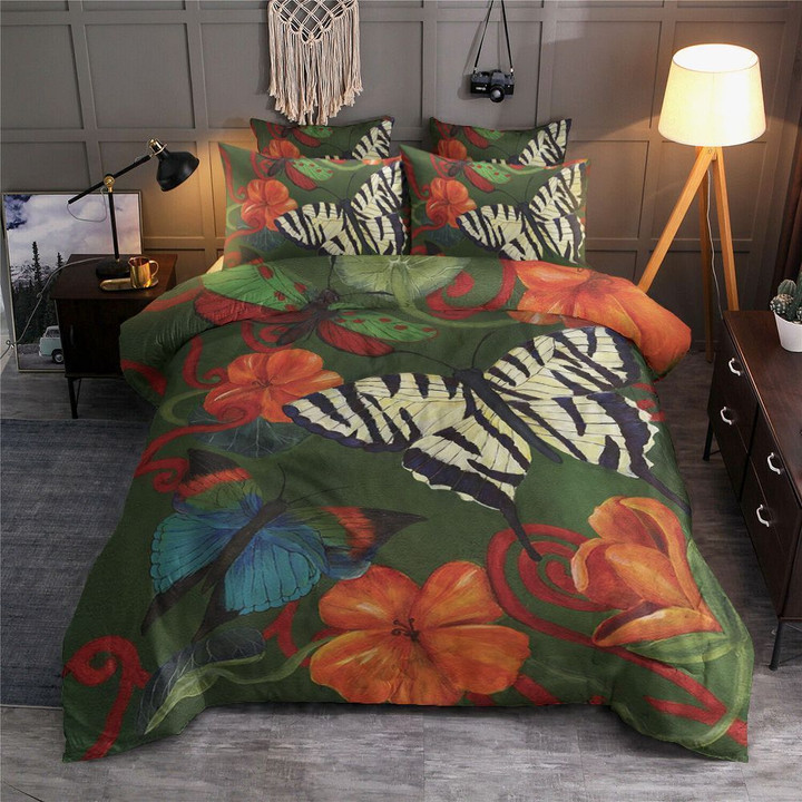 Floral Butterfly Bedding Sets BDN263492