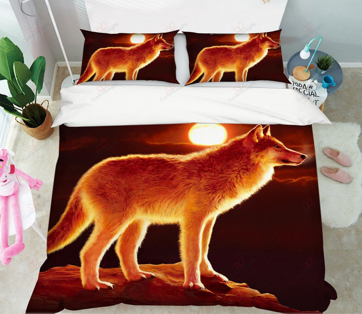 Sunset Wolf Bedding Sets BDN264131