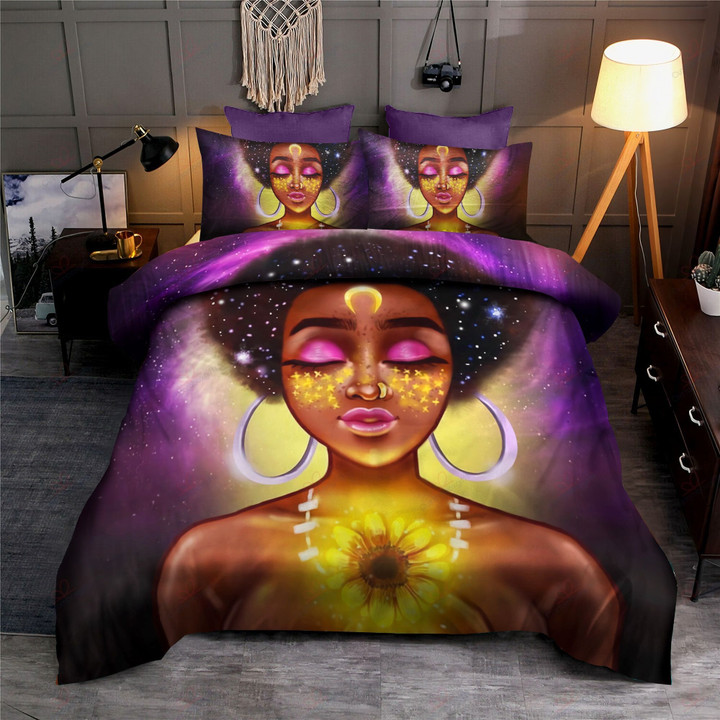 Sleepy Mysterious Black Queen Bedding Sets BDN264208