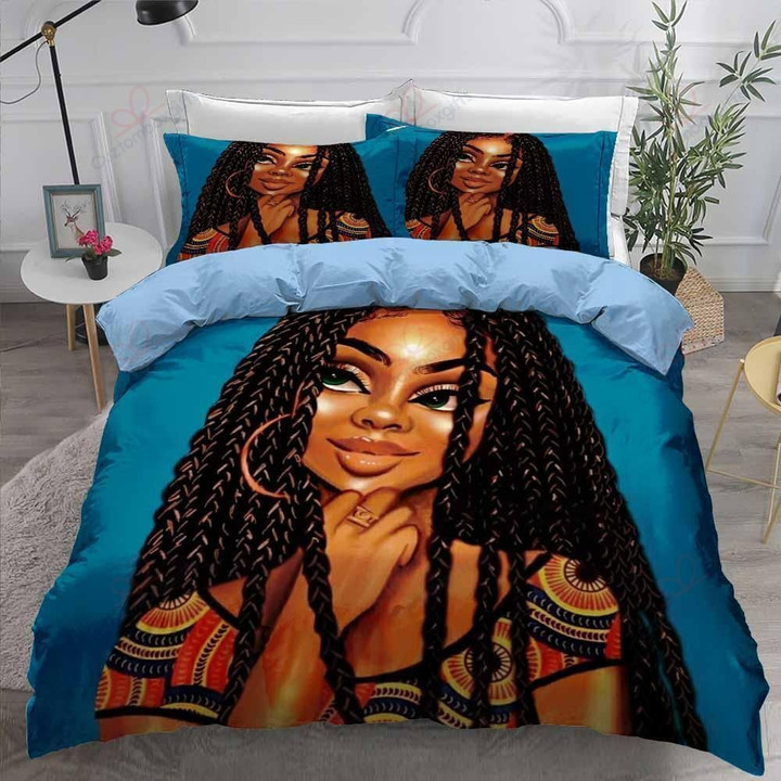 Beautiful Black Girl Bedding Sets BDN267354