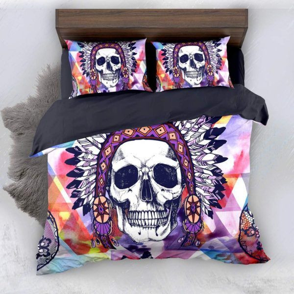 Native Skull Smile Bedding Sets BDN267177