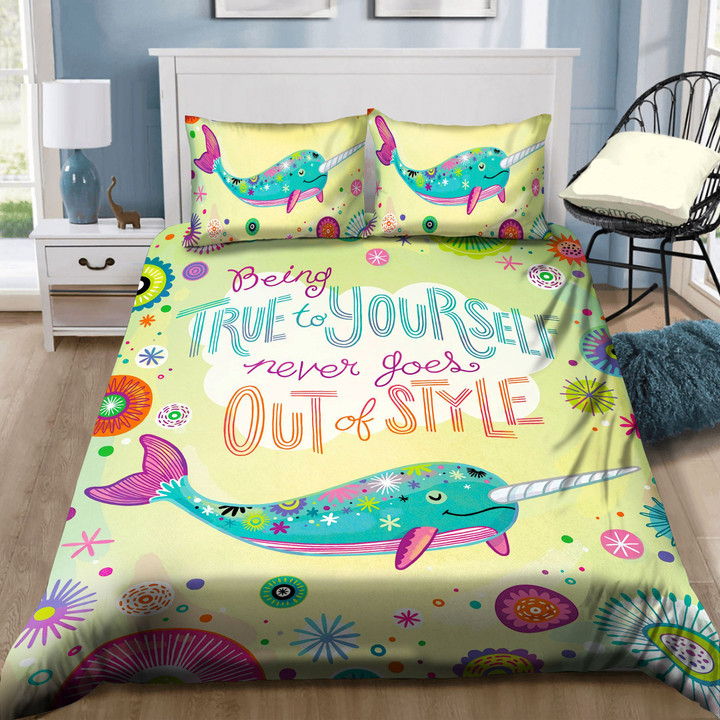 Narwhal Being True To Yourself Never Goes Out Of Style Bedding Sets BDN266440