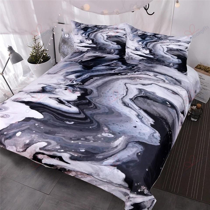 Black And White Marble Bedding Sets BDN267311