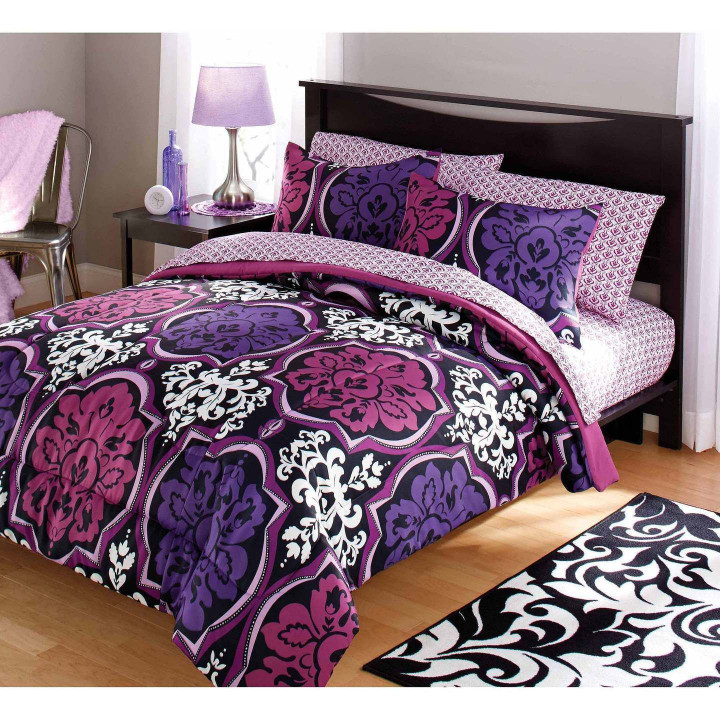 Your Zone Dotted Damask Bedding Sets BDN268211
