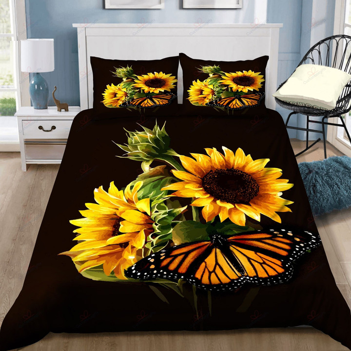 Sunflower And Butterfly Bedding Sets BDN267470