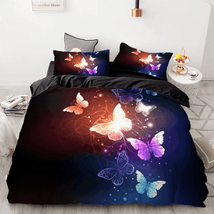 Butterfly Galaxy Beautiful Bedding Sets BDN268451