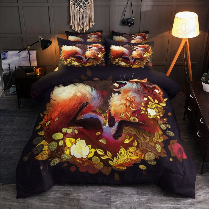 Night Flower Fox Bedding Sets BDN269623