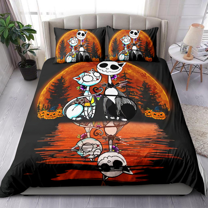 Jack And Sally Cat Bedding Sets BDN269979
