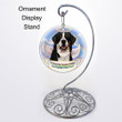 Rainbow Bridge Memorial-Greater Swiss Mountain Dog Porcelain Hanging Ornament