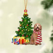 Labradoodle-Christmas Star Hanging Ornament