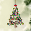 Finnish Lapphund-Christmas Tree Lights-Two Sided Ornament