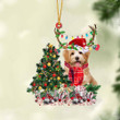 Havanese 3-Christmas Tree Gift Hanging Ornament