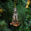 Irish Wolfhound-Sit On The Book Two Sides Ornament