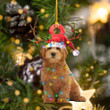 Goldendoodle Christmas Shape Ornament