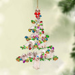 Clumber Spaniel-Christmas Tree Lights-Two Sided Ornament