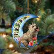 Cairn Terrier Sit On The Blue Moon-Two Sided Ornament