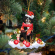 Bernese Mountain Dog 2-Better Christmas Hanging Ornament
