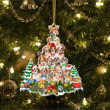 Beagle Full The Christmas Tree-Two Sided Ornament