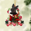 Scottish Terrier-Red Boot Hanging Ornament